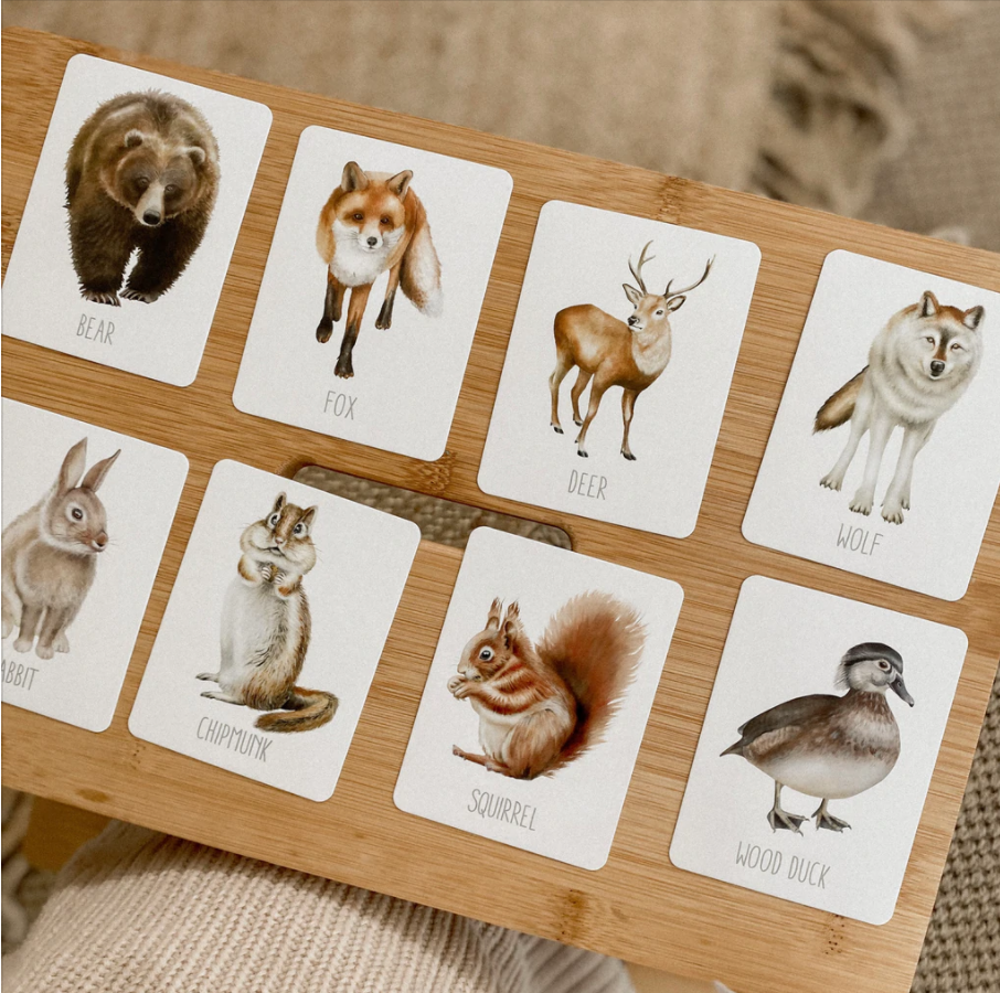 WOODLAND SNAP & GO FISH (2 CARD GAMES IN 1)