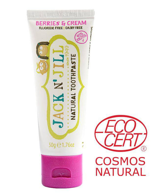 Natural Toothpaste Berries & Cream 50g