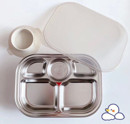 格罗咪咪 不锈钢餐盘大号