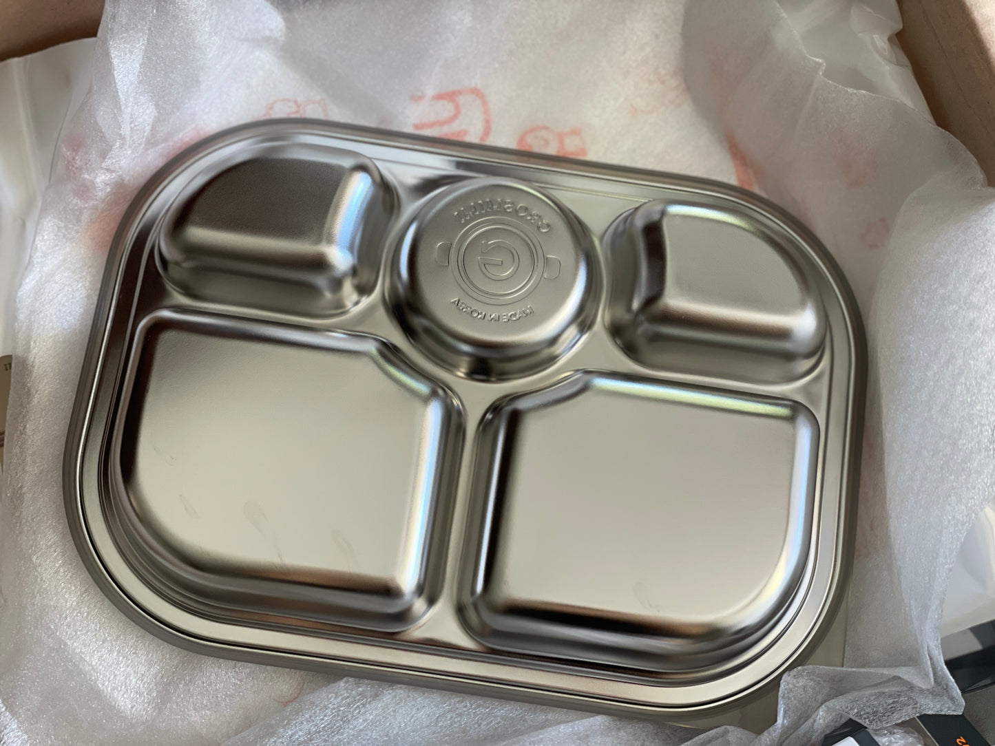 格罗咪咪 不锈钢餐盘大号