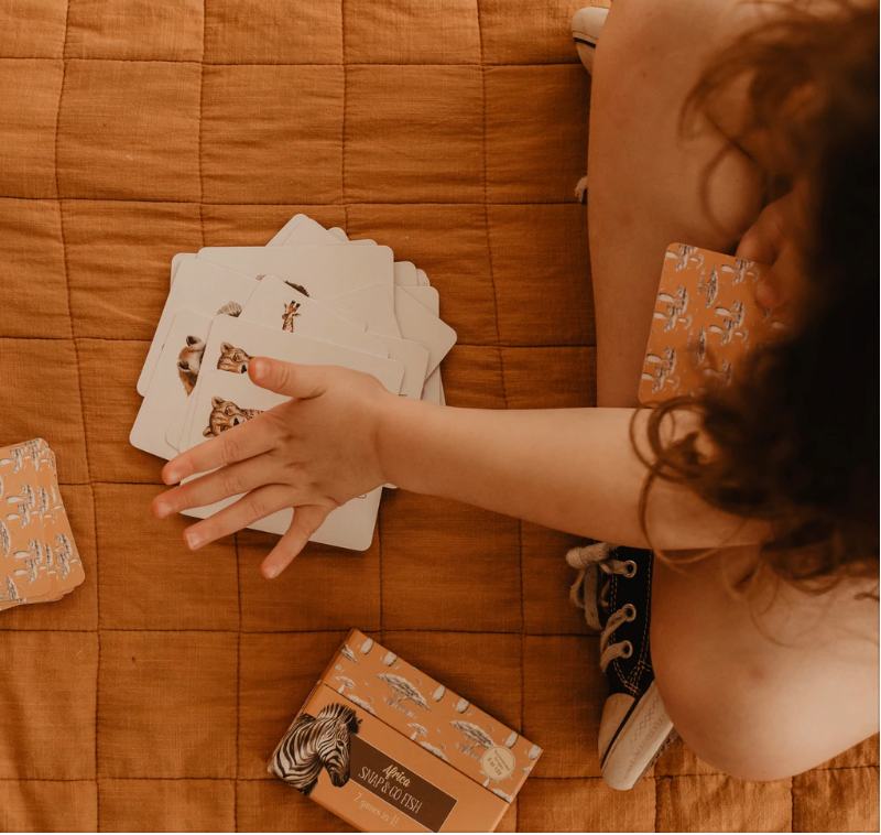 AFRICA SNAP & GO FISH (2 CARD GAMES IN 1)
