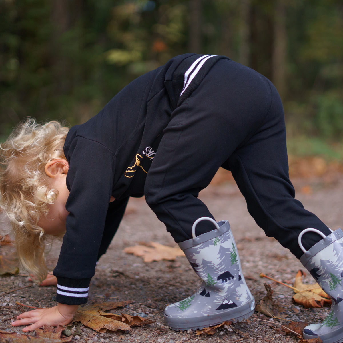Kids Winter Jogger Pants Pack of 2 | Black & Light Grey