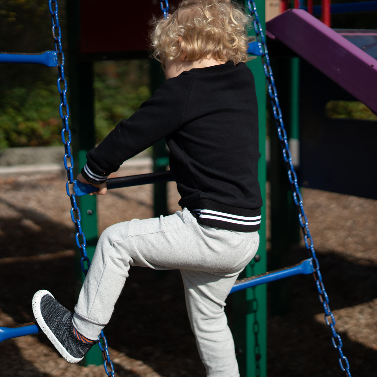 Kids Winter Jogger Pants Pack of 2 | Black & Light Grey