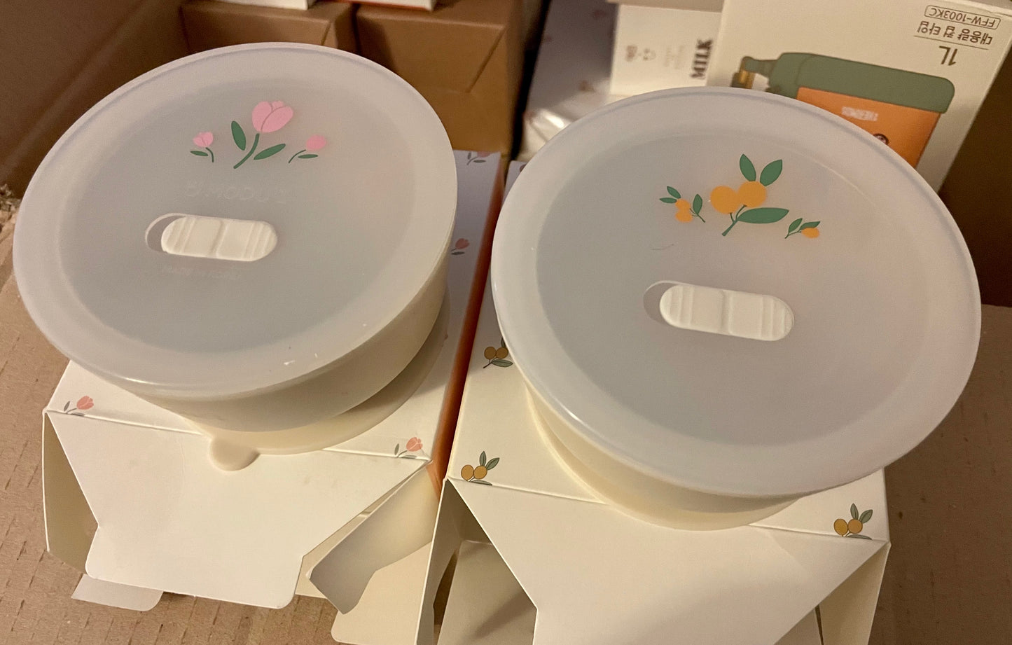 DotToDot Feeding Bowl With Lid & Suction 辅食碗