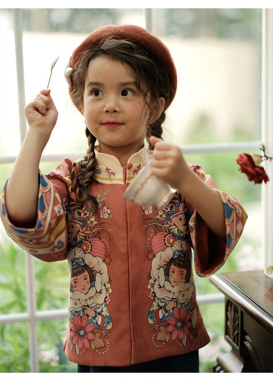 N101150 年衣话剧中式套装