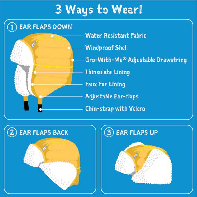 Toasty-Dry Trapper Hat | Origami
