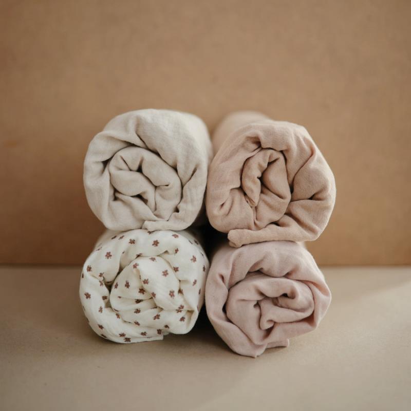 Extra Soft Muslin Changing Pad Cover (Bloom)