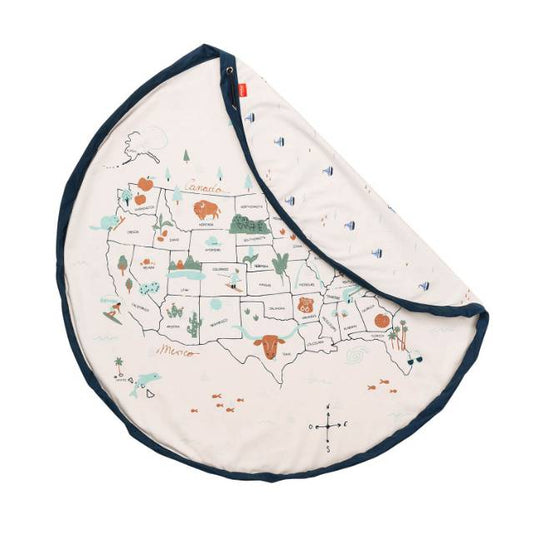 U.S Map Toy Storage Bag