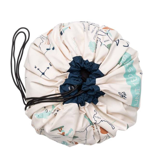 U.S Map Toy Storage Bag