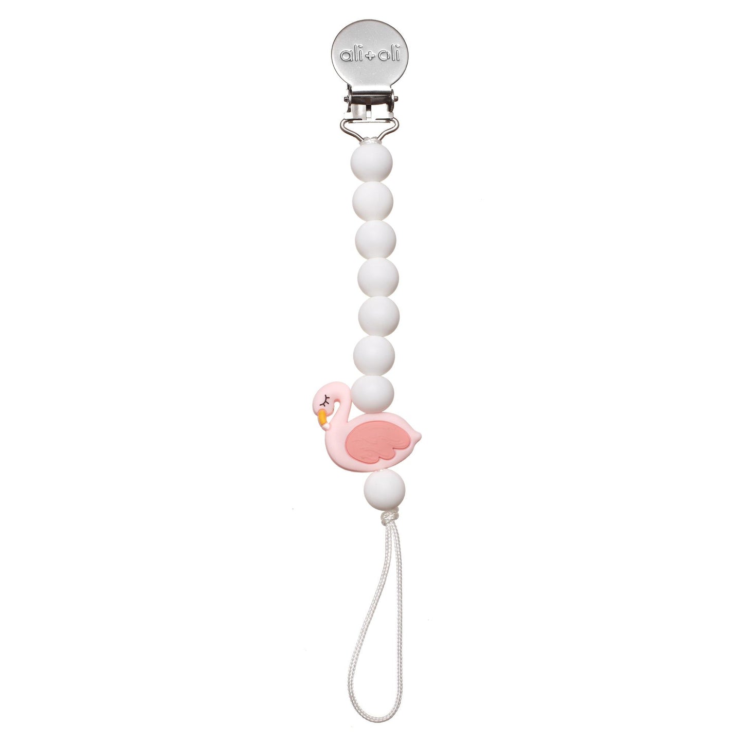 Ali+Oli Pacifier Clip (Flamingo)