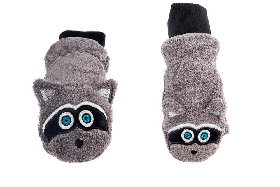 Kids Puppet Mittens - Raccoon