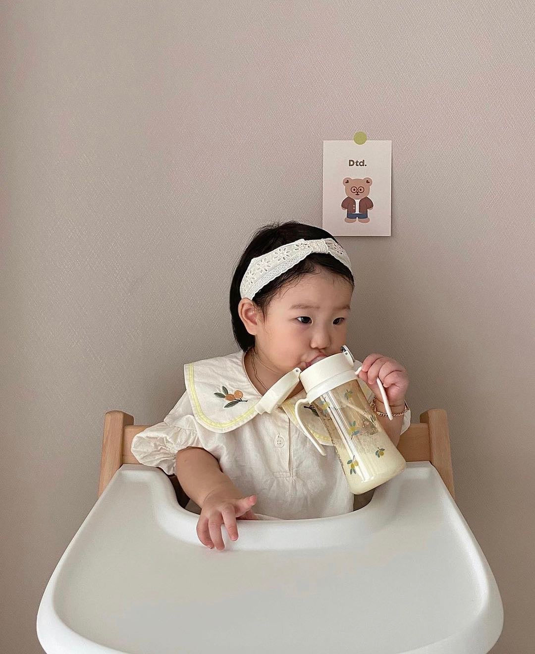 Grosmimi Olive Edition PPSU Straw Bottle 200ml/300ml - 橄榄吸管杯