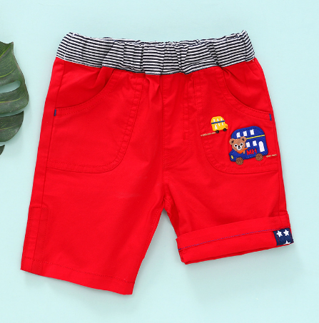 B1218miki小熊汽车短裤