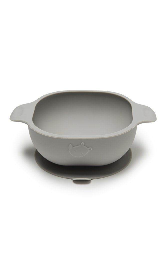 Silicone Snack Bowl - Silver Grey