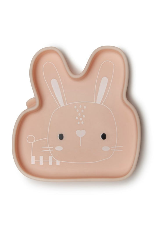 Silicone Suction Snack Plate - Bunny