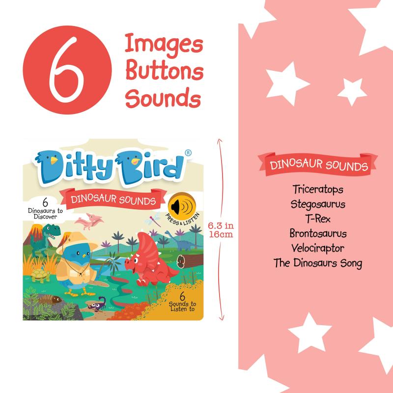 NEW! DITTY BIRD - DINOSAUR SOUNDS