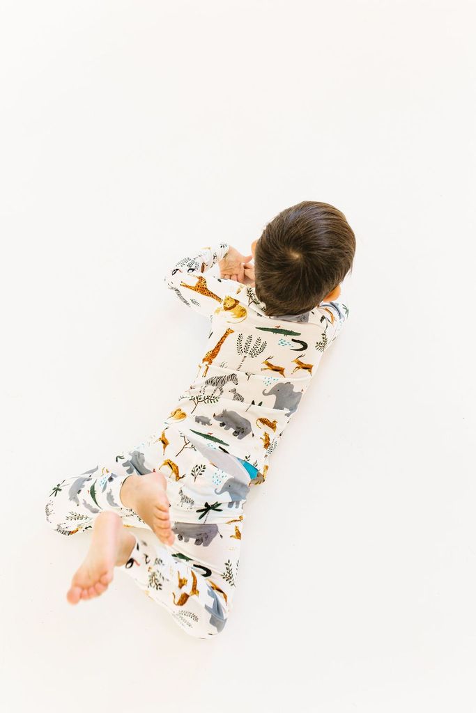2-Pc Pajama Set In TENCEL™ - Safari Jungle