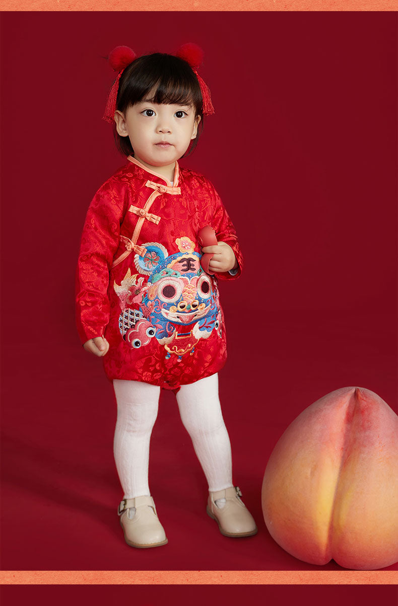 N301013 虎闹迎福哈衣 - 80cm