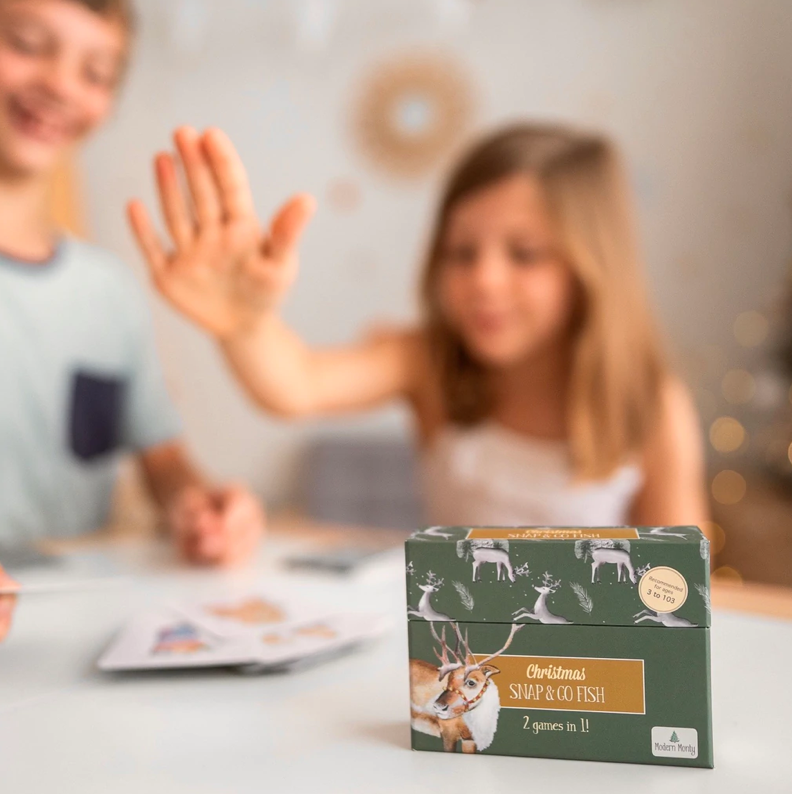CHRISTMAS SNAP & GO FISH (2 CARD GAMES IN 1)