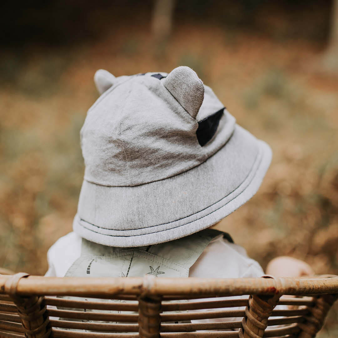 Toddler Bucket Hat - Tiger Grey Marle