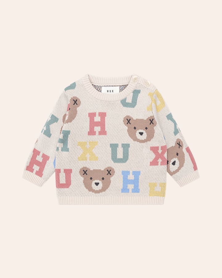 $70-75 HUX ALPHABET KNIT JUMPER- MULTI