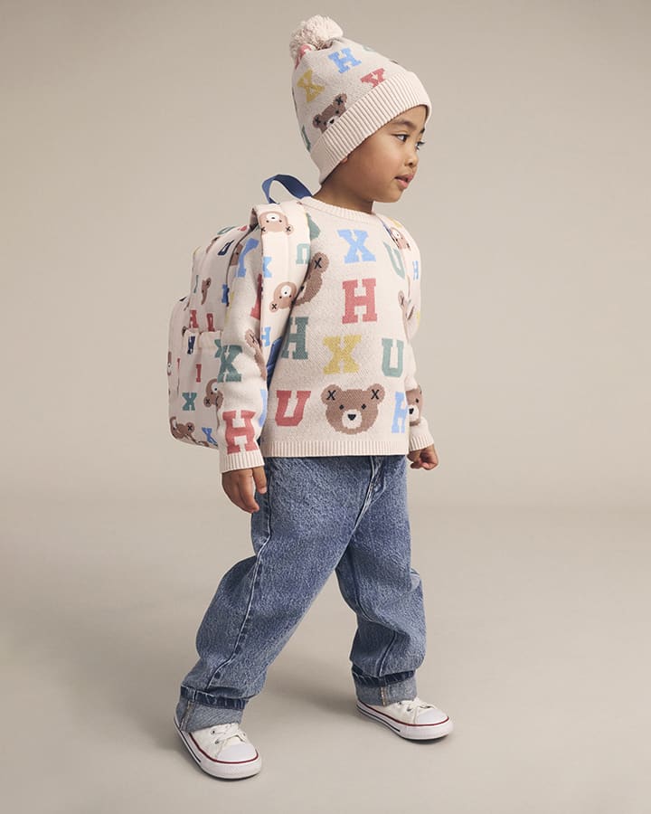 $70-75 HUX ALPHABET KNIT JUMPER- MULTI