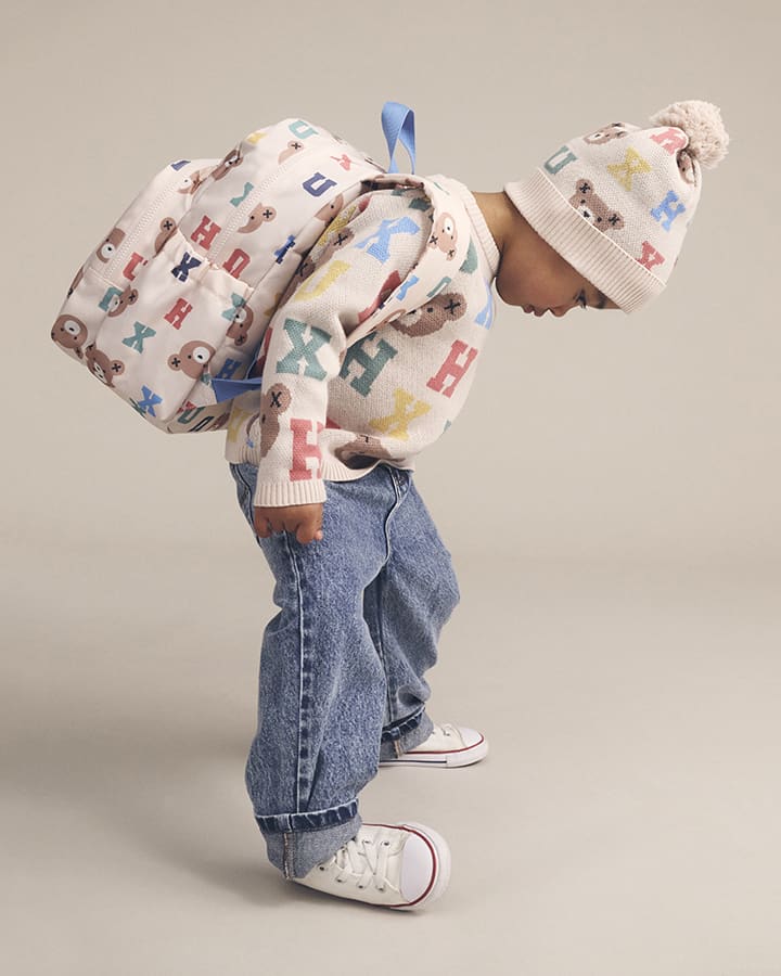 $70-75 HUX ALPHABET KNIT JUMPER- MULTI