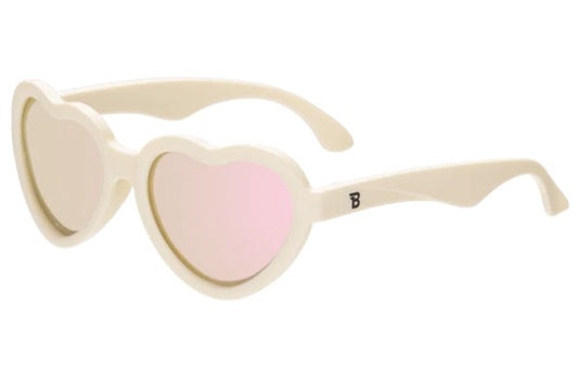 BABIATORS  HEART POLARIZED COLLECTION-Sweet Cream Heart | Rose Gold