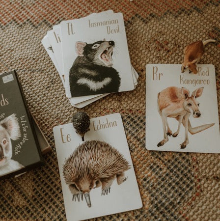 MODERN MONTY AUSTRALIAN ANIMAL ALPHABET FLASH CARDS