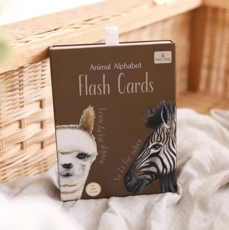 MODERN MONTY ANIMAL ALPHABET FLASH CARDS