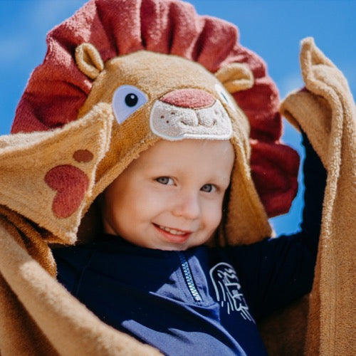 Lion Hooded towel