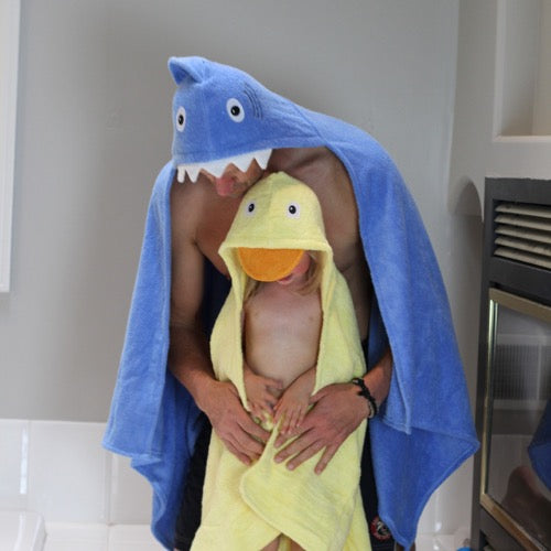 Adult Shark Hooded Towel