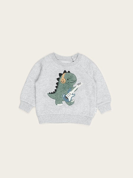 FURRY DINO SWEATSHIRT
