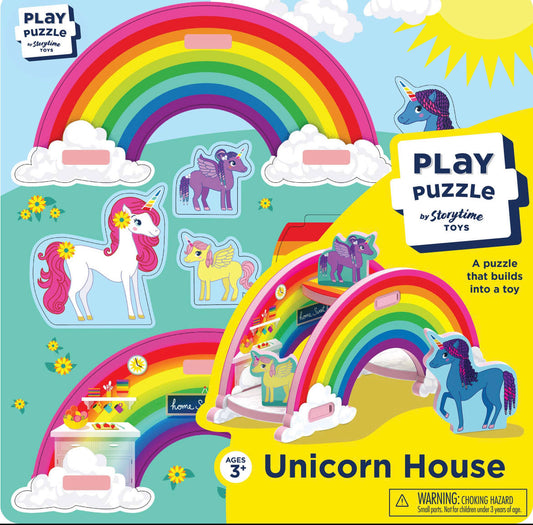 Unicorn House Play Puzzle