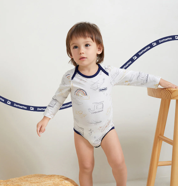 Baby Long Sleeve Bodysuit - Plane