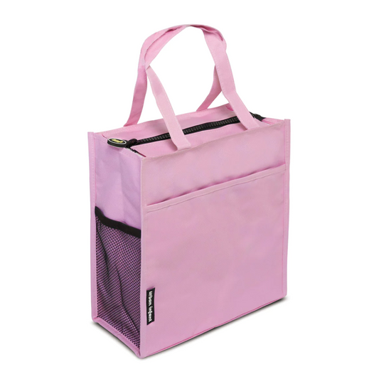 Kids Activity Tote Bag with Zippered Top - Pink