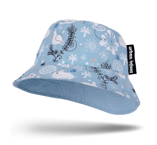Reversible Bucket Hat for Toddlers - Bunnies