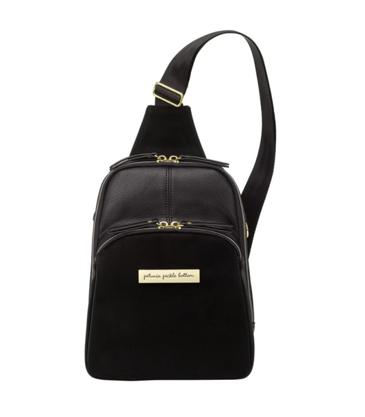 Criss-Cross Sling in Twilight Black