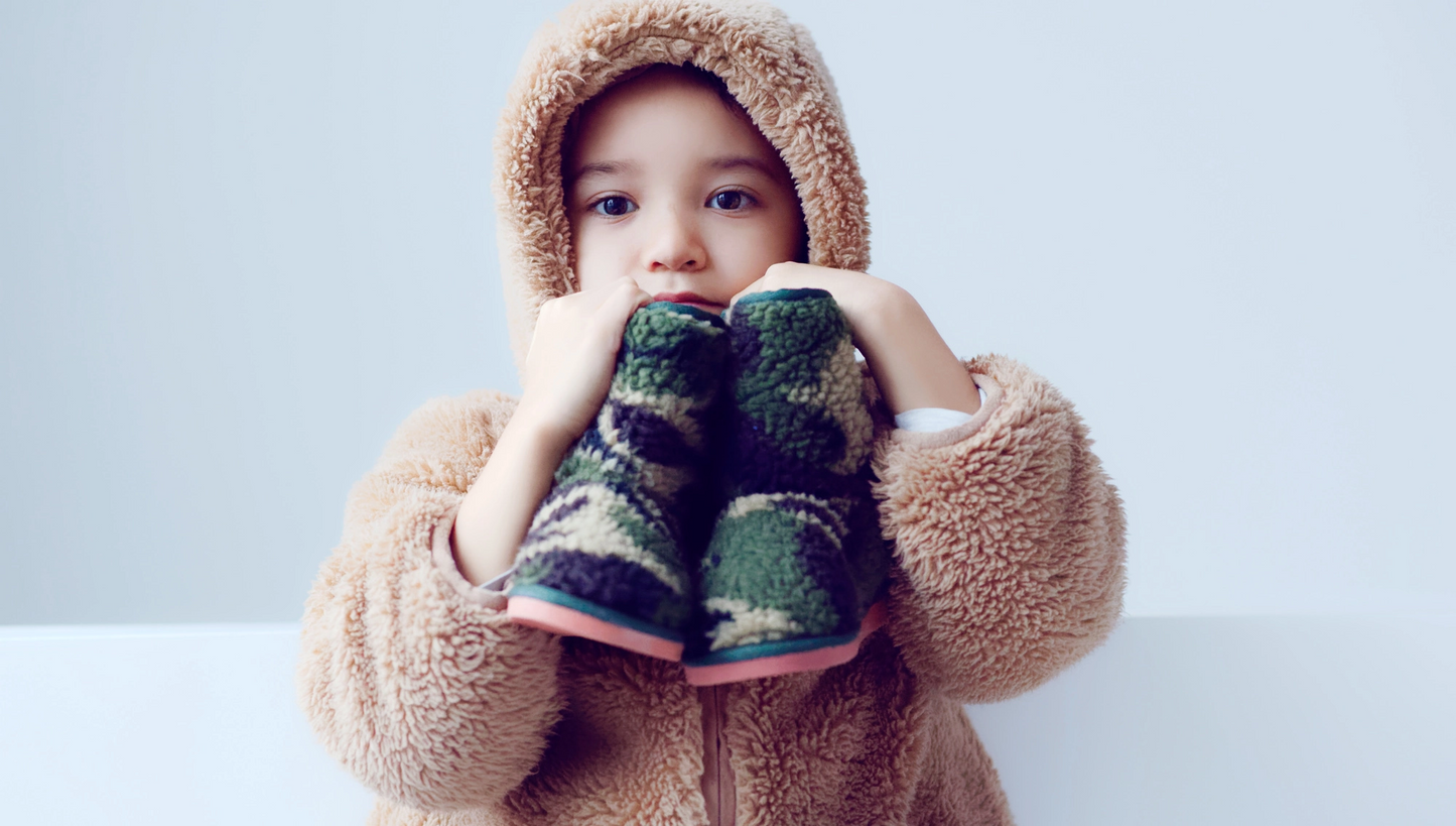 Kids Winter Warm Boots - Eskimo Camouf