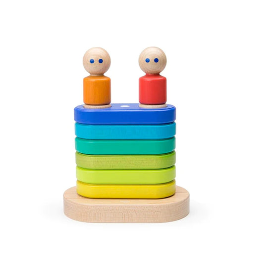 Magnetic Floating Stacker Blue/Green 11 pieces