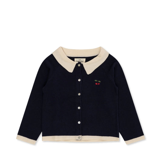 venton knit cardigan - navy