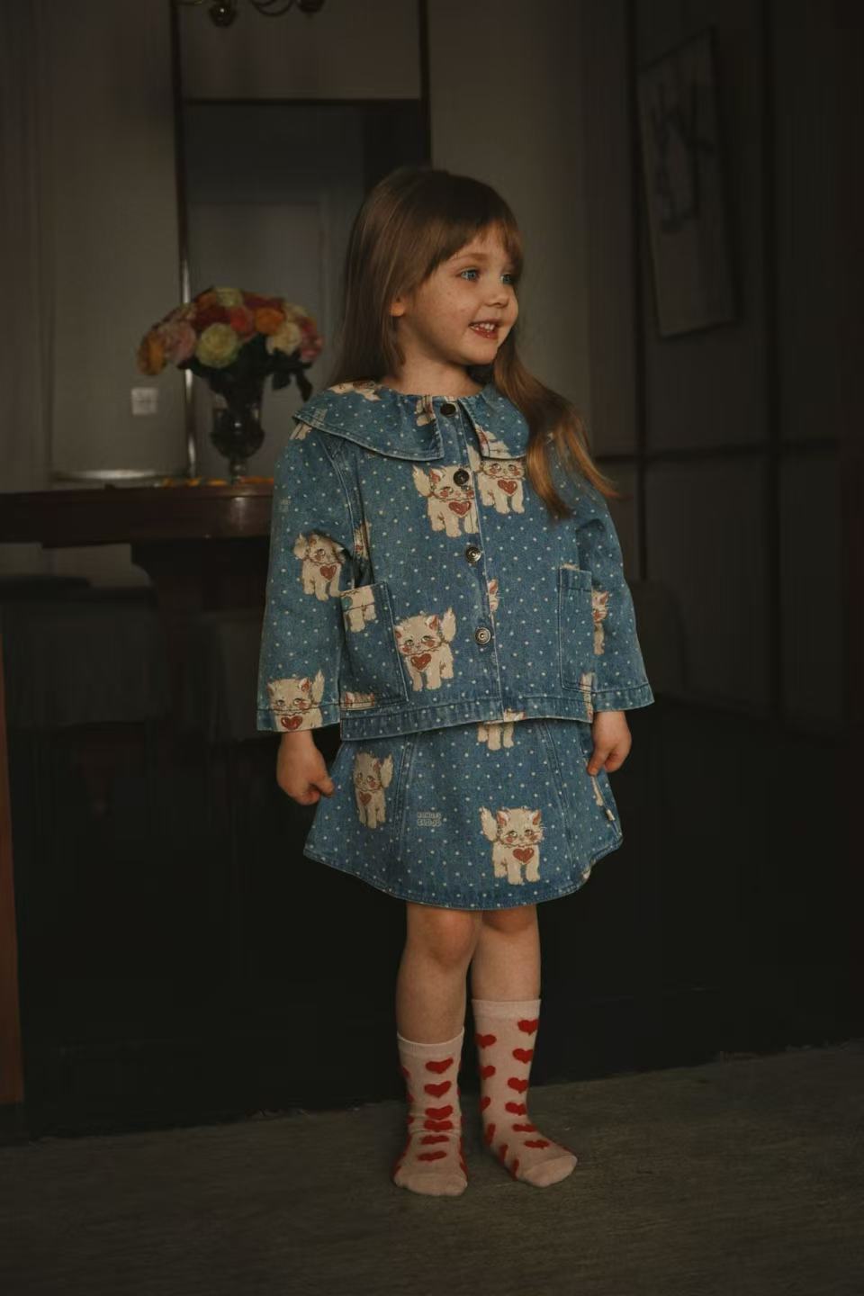 2 PACK HEART JAQUARD SOCKS
