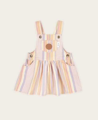 S23 VINTAGE STRIPE OVERALL DRESS