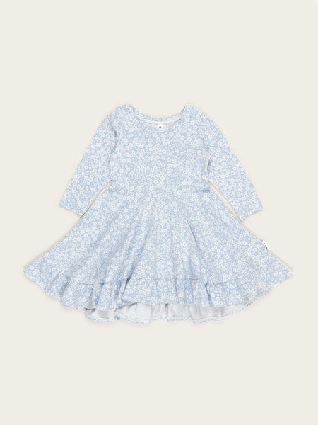 UNICORN SURPRISE LONG SLEEVE SWING DRESS