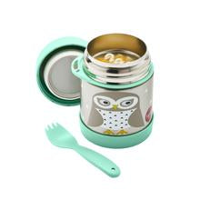 Stainless Steel Food Jar - Owl