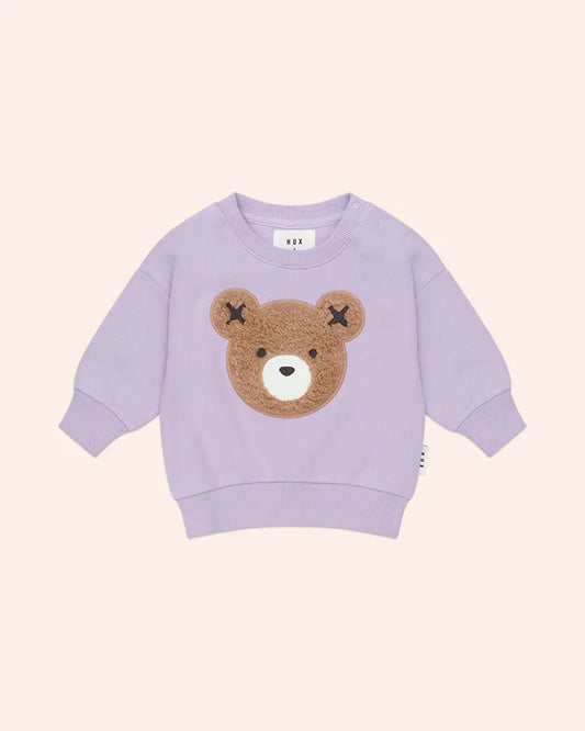 $65-70 ORCHID FURRY HUXBEAR SWEATSHIRT- ORCHID