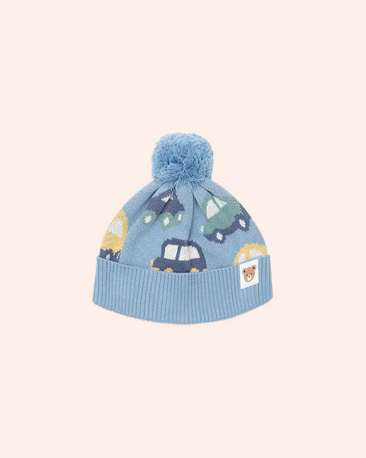 $40 HUXMOBILE KNIT BEANIE-MULTI