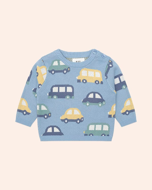 $70-75 HUXMOBILE KNIT JUMPER- MULTI