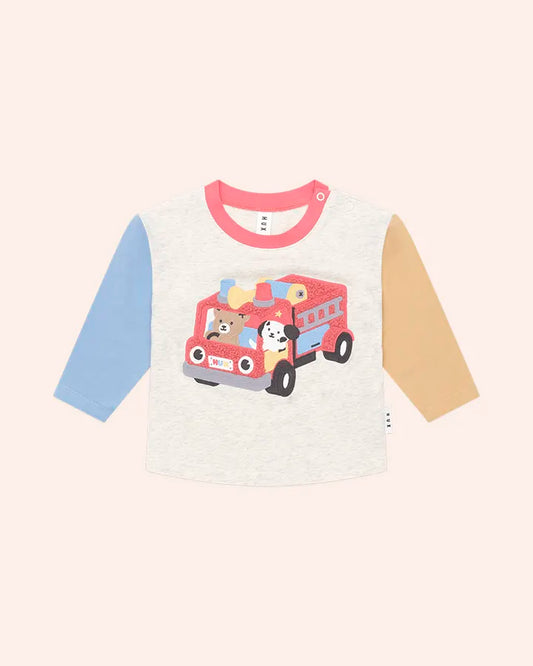 $60 FIRETRUCK HUX TOP-ALMOND MARLE