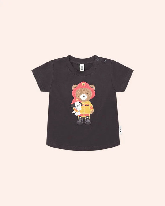 $50-55 FIREMAN HUX T-SHIRT-SOFT BLACK